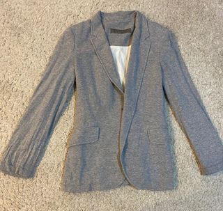 Chaqueta traje gris tela suave Talla L