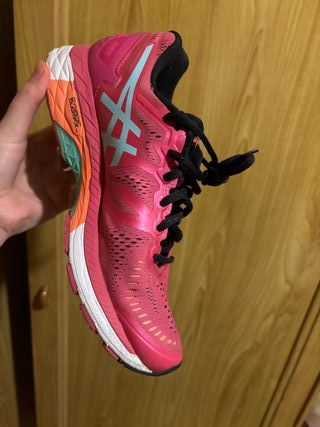 ASICS Bambas Rosa y Turquesa