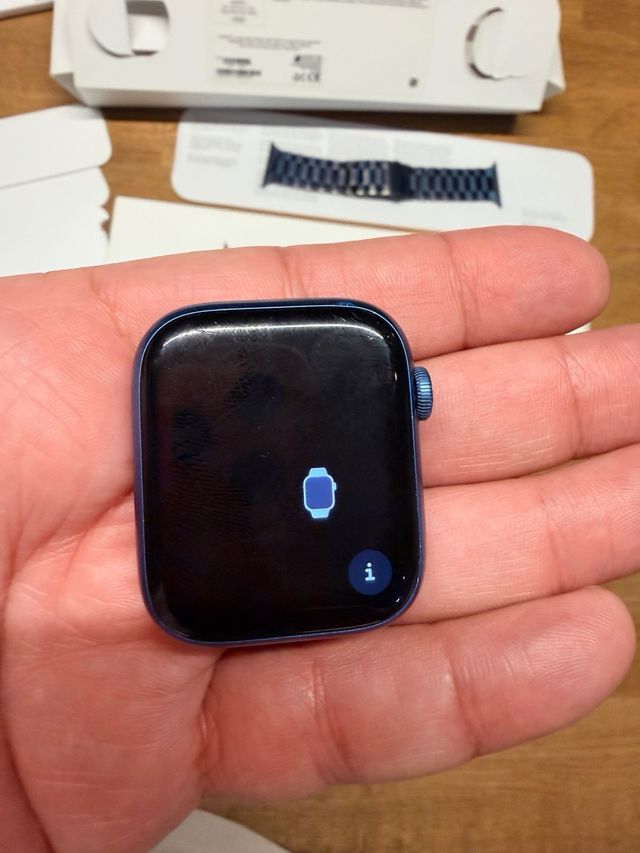 Apple Watch Series 7 Blu/Argento