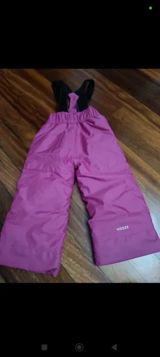 Pantalones de nieve Wedze para niña. Talla 3 años
