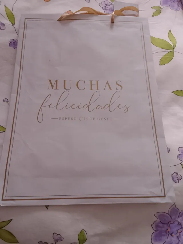 Bolsa de regalo Muchas felicidades