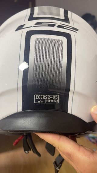 Casco Moto LS2 Talla L Blanco