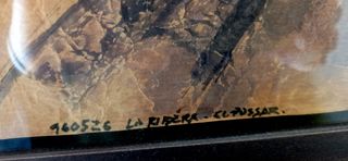 Cuadro grande con acuarela original de CENTELLAS