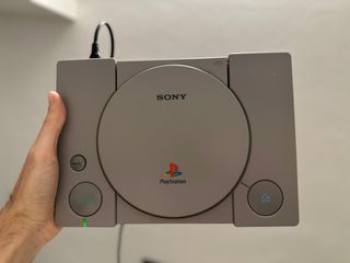 Sony PS1 Console con cavi e Demo cd