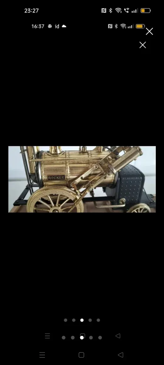 Maqueta Locomotora Rocket