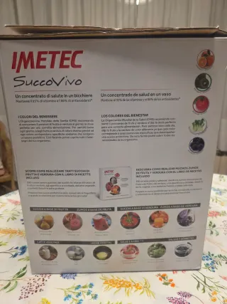 Licuadora Imetec SuccoVivo Frutas Verduras