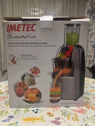 Licuadora Imetec SuccoVivo Frutas Verduras