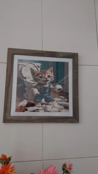 Cuadro Diamante Pastor Alemán