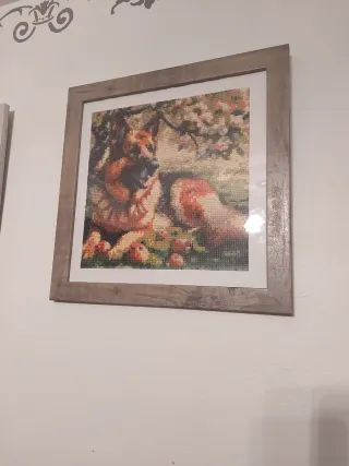 Cuadro Diamante Pastor Alemán