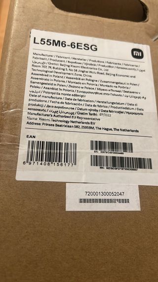 smart tv Xiaomi QLED55”4K sin abrir entrega gratis