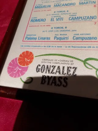 Cartel Toros en Sevilla Feria de Abril 1979