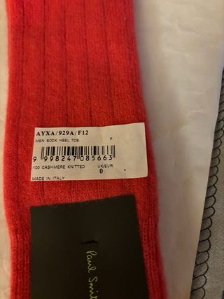 Calze NUOVE PURO CASHMERE Firmate”PAUL SMITH”Origi
