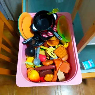 Cocina de juguete de madera