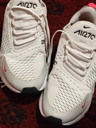 Zapatillas Nike Air Max 270 Blancas Rosas