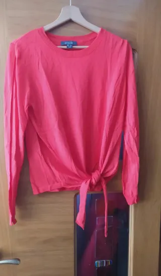 Jersey fucsia asimétrico Primark Talla M