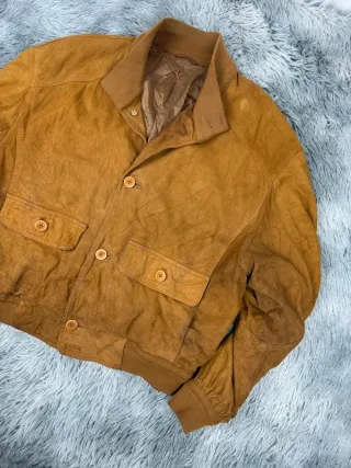 Giacca Vintage in pelle made in Italy Tg L