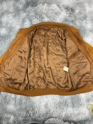 Giacca Vintage in pelle made in Italy Tg L