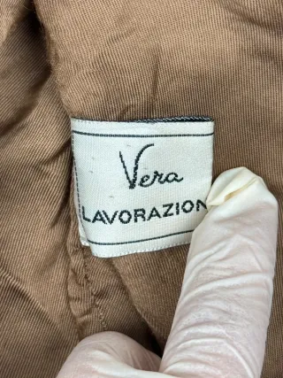 Giacca Vintage in pelle made in Italy Tg L