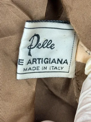 Giacca Vintage in pelle made in Italy Tg L