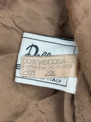 Giacca Vintage in pelle made in Italy Tg L