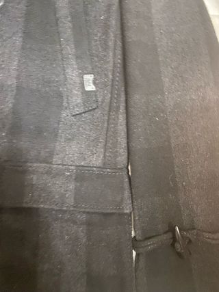 Abrigo Pull&Bear XL Capucha Negro