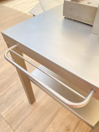 Barbacoa Acero Inoxidable con Ruedas