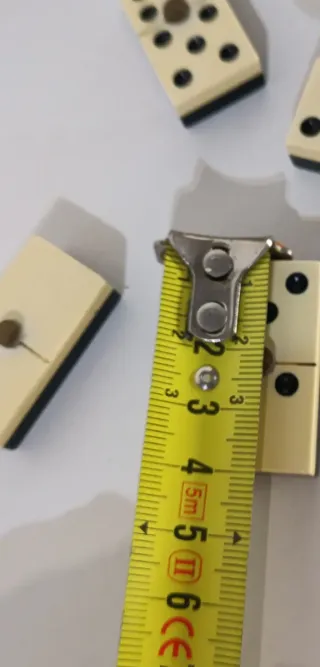 Antiguo juego dominó baquelita caja madera