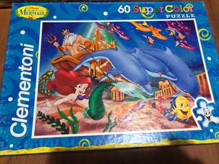 2 Puzzle Disney Bambi e Sirenetta 30/60 pezzi