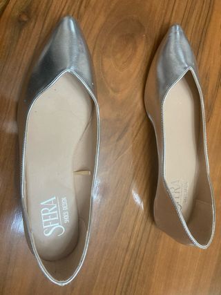 Bailarinas Sfera Plata Talla 39