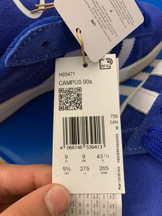 Adidas Campus 00s 43,5 - Azul Nuevas