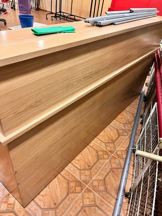 Mostrador de madera