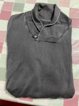 Jersey negro lavado a la piedra