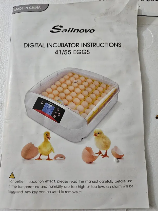 Incubadora Digital Sailnovo 41/55 Huevos