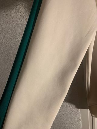 Chaqueta Zara Verde y Blanca Talla M