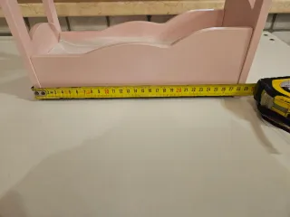 Letto in legno per bambole + Barbie