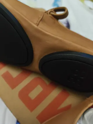 Manoletinas Camper Mujer Marrones