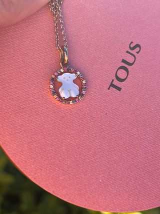 Colar Tous Ursinho com Pedras Coloridas