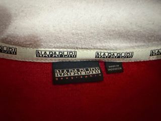 Napapijri Felpa Yupik Tg 3XL Rossa