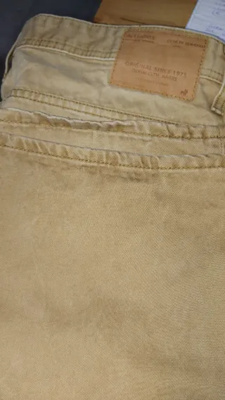 Pantaloni Jeans Corti Jack & Jones Marroncino