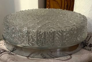 Lampada soffitto/parete in vetro e cristallo RZB