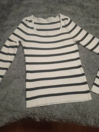 Lote 2 jerseys rayas mujer