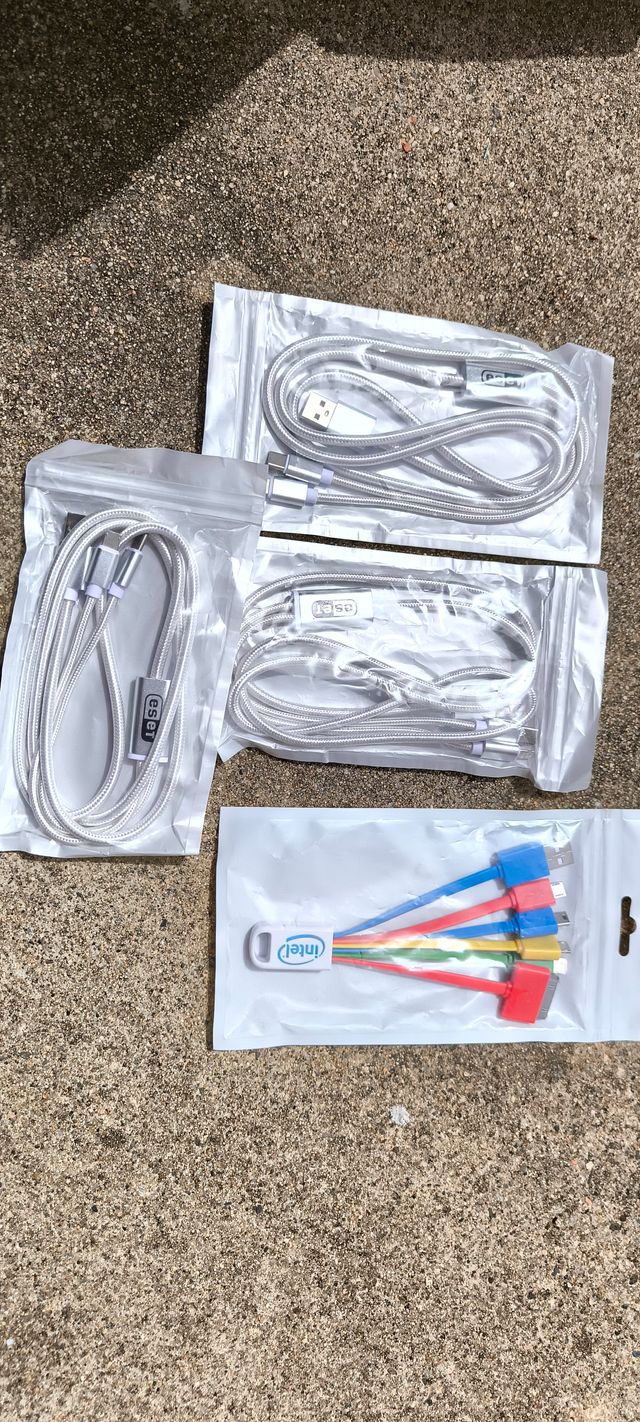 Cables Cargador Intel 5 en 1