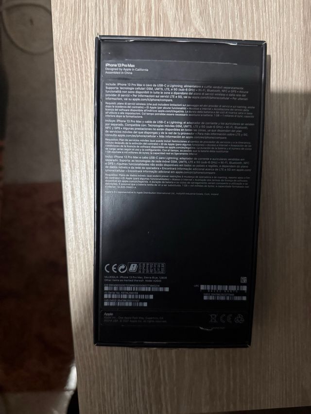 Caja iPhone 13 Pro Max