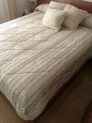 Edredón Cama 1.50/2m Beige Multicolor