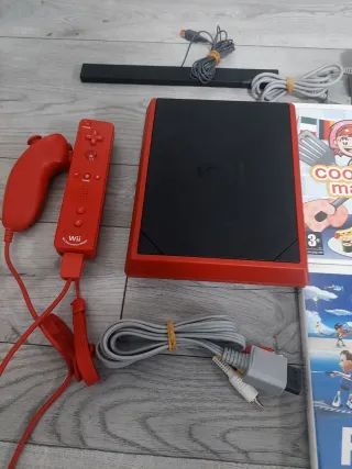 Nintendo Wii Mini Roja + Juegos