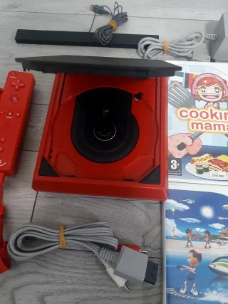 Nintendo Wii Mini Roja + Juegos