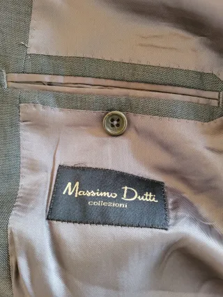 Traje Massimo Dutti Gris Hombre