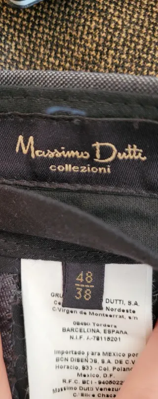 Traje Massimo Dutti Gris Hombre