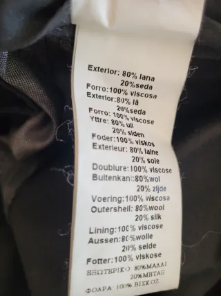 Traje Massimo Dutti Gris Hombre