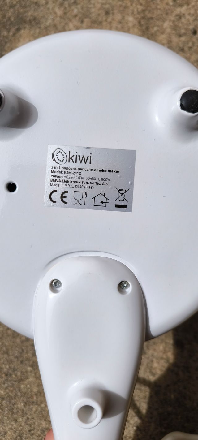 Sartén 3 en 1: Palomitas, Tortilla, Pancake